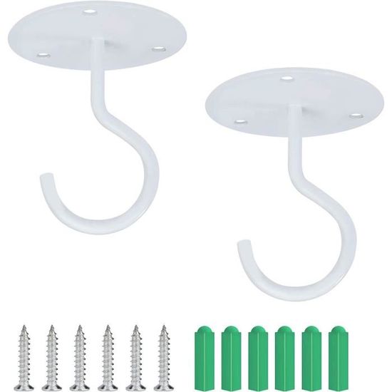 National Hardware N192286 V2041 8" Ceiling Hook Solid Brass