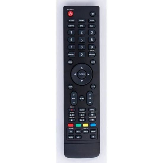 Télécommande De Remplacement Pour TV Oceanic OCEALED40420B6 - Plug & Play - Compatible Smart TV