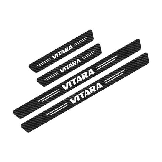 Autocollants Protection Seuil Porte Protection Seuil De Porte Voiture En Fibre Carbone - 4 Pièces | Compatible Opel Astra, Corsa, Insignia… | Anti-rayures Pour Opel Modèles Variés