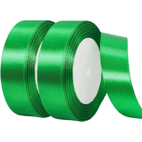 Serre-tête Ruban Satin Brodé Multicolore Vert Orange - Accessoire Cadeau Idéal