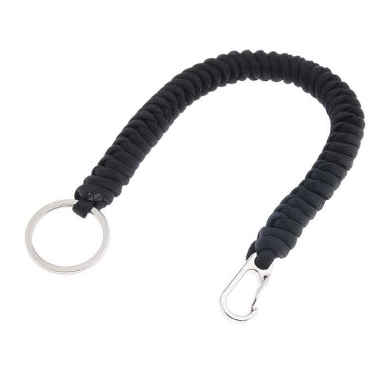 Paracord Tactical Lanyard Spiralé Tether Robust Sécurité