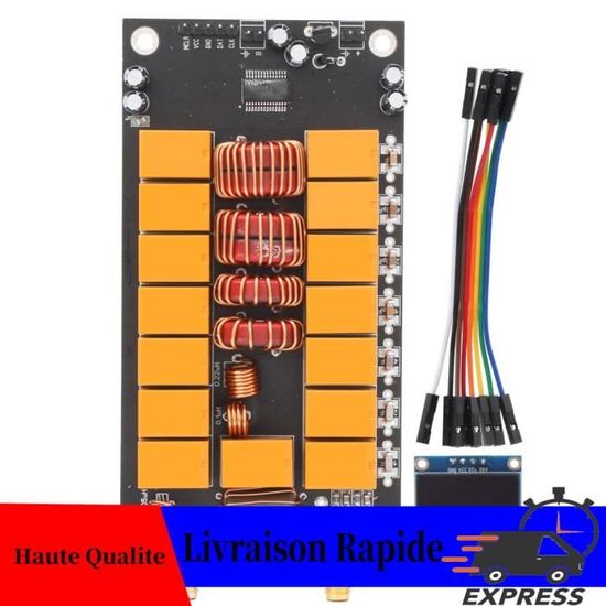 Carte Tuner Antenne Automatique ATU-100 Avec écran OLED - 1,8-50 MHz, 100W