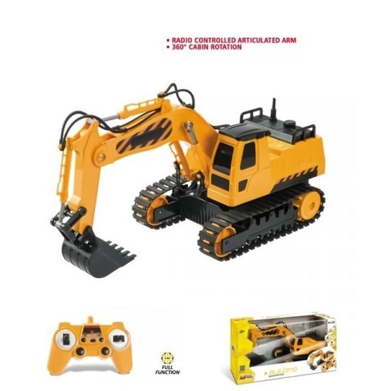 Pelleteuse Radiocommandée Lexibook - Jouet De Chantier Neuf Pour Enfants - Modèle 1064