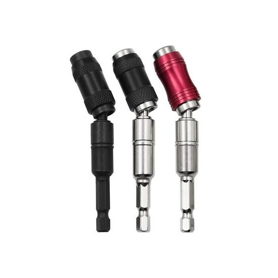 Porte-embouts Pour Tournevis - Lot De 3 Avec Mousqueton - Libération Rapide Pour Électriciens, Menuisiers & Techniciens