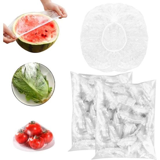 100 Couvercles Alimentaires élastiques Colorés | Pour Bols, Assiettes, Fruits | Étanches Et Sans BPA | Conservation Fraîche Et Hygiénique - 10