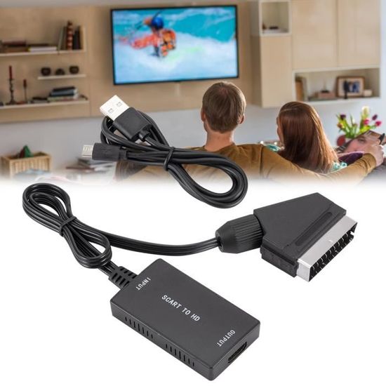 Convertisseur PERITEL vers HDMI 1080P