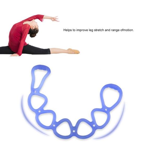8 Élastiques De Yoga Sangle Extensible Bandes De Caoutchouc De Silicone