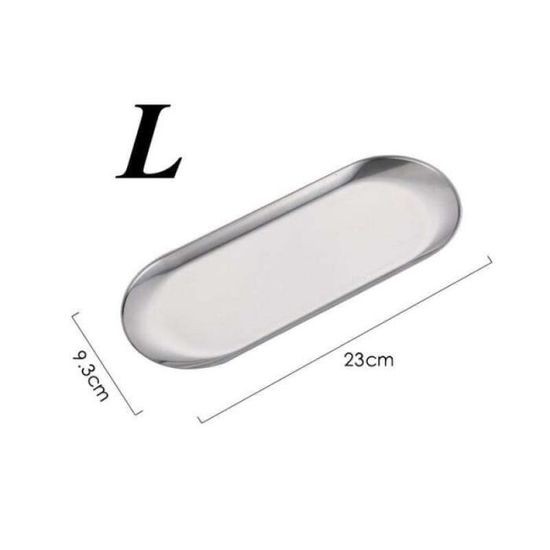 Plateau De Rangement En Verre Doré, Plateau De Ran... – Grandado