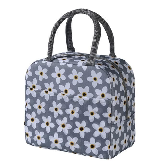 Étui de transport isolé de bande dessinée de pique-nique sac à lunch froid portatif thermique sac à bento -style11