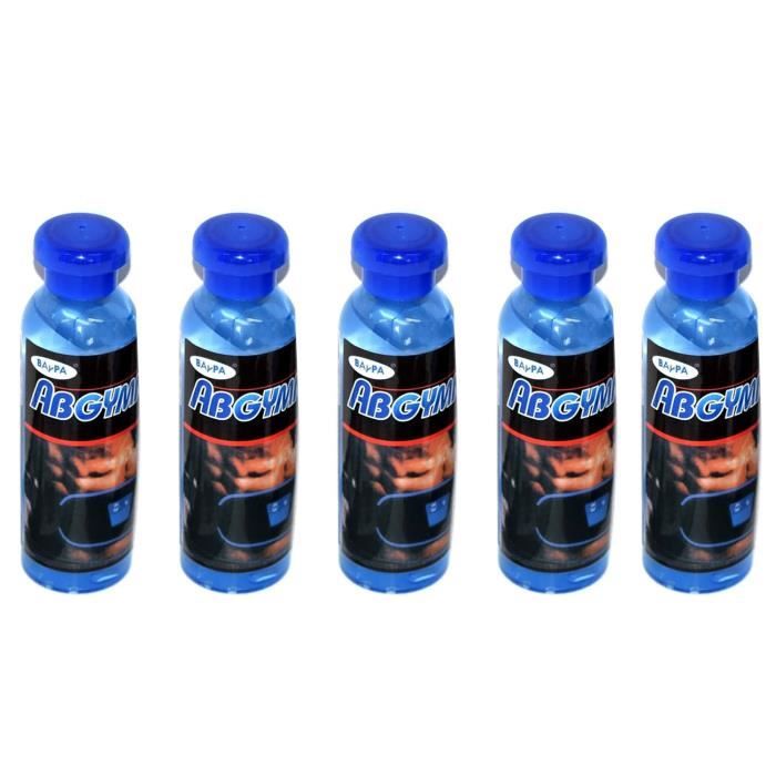 Lot de 5 gels conducteurs Abgymnic (5 x100ml) pour Ceinture Abdominale, Amincissante, electrostimulation Sport Fitness