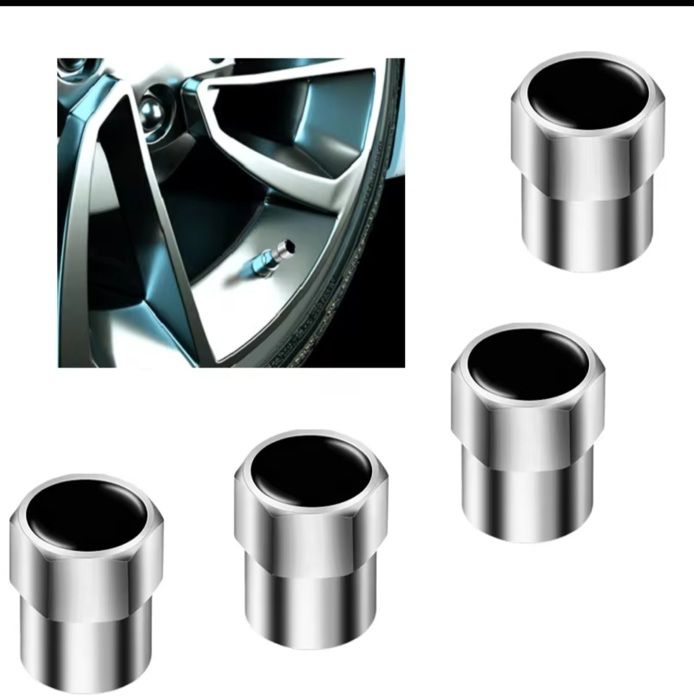 Bouchon de valve en métal logo BMW ( Chrome )