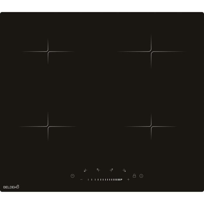 Table De Cuisson Induction 4 Foyers SLIDER et Minuterie - BELDEKO TI4V-121