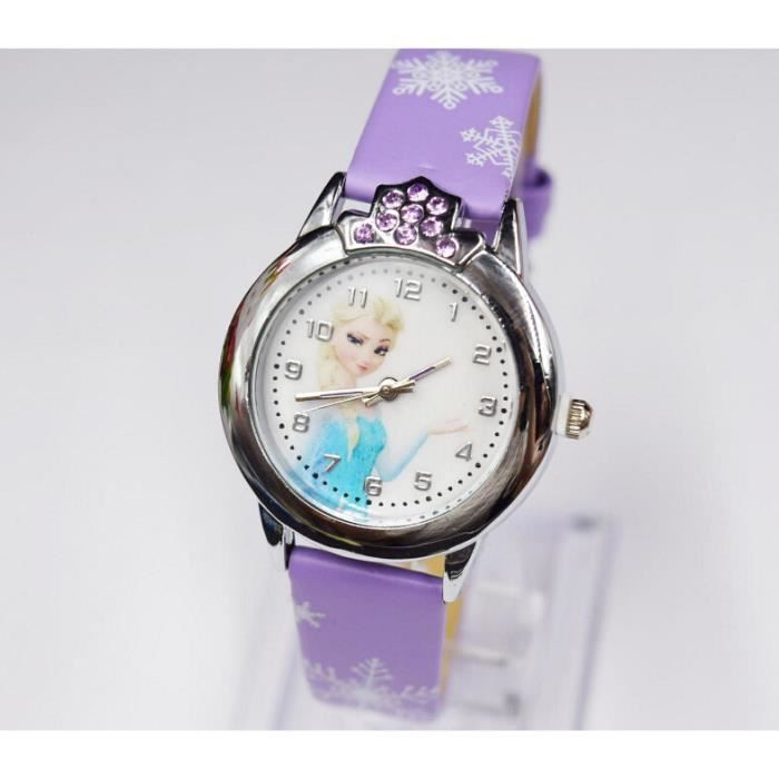 Frozen Montre numérique enfant fille La reine des neiges(violet)