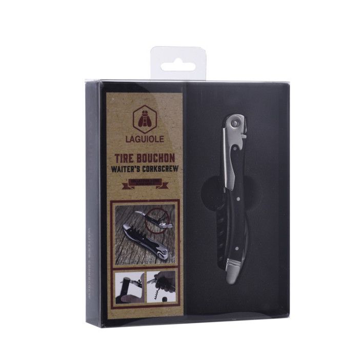 LAGUIOLE LAGUIOLE Sommelier Tire bouchon Décapsuleur A Levier Simple Découpe Capsule Ouvre Bouteille Vin Efferverscent