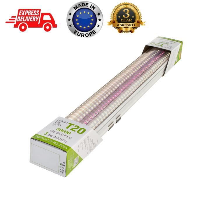 LED Market 27W Lampe de Plante, Lampe Pour Plante Lampe de Croissance, Spectre Complet + Lumière du soleil T20 Grow Light Hydroponic