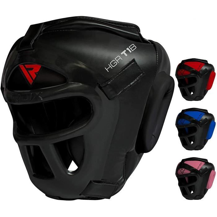 Casque de boxe RDX T1 MMA Grille Protection Tête, Head guard, kick boxing lutte contre Muay Thai hommes femmes