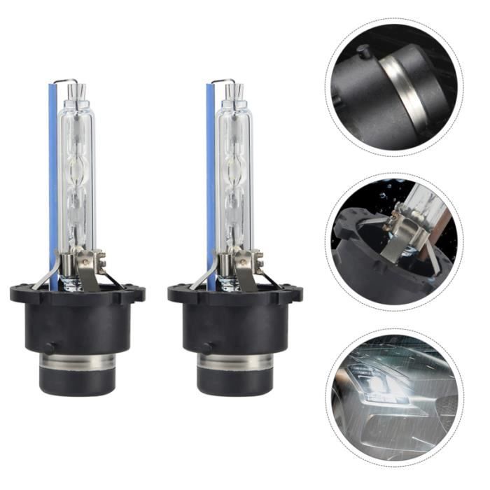 1 paire de phares super lumineux d'automobile feux au xénon de voiture lampes HID (D2S)