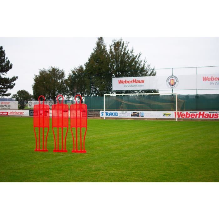 Mannequin football une piece - lot de 3 – Couleur rouge – Mannequin de coup franc