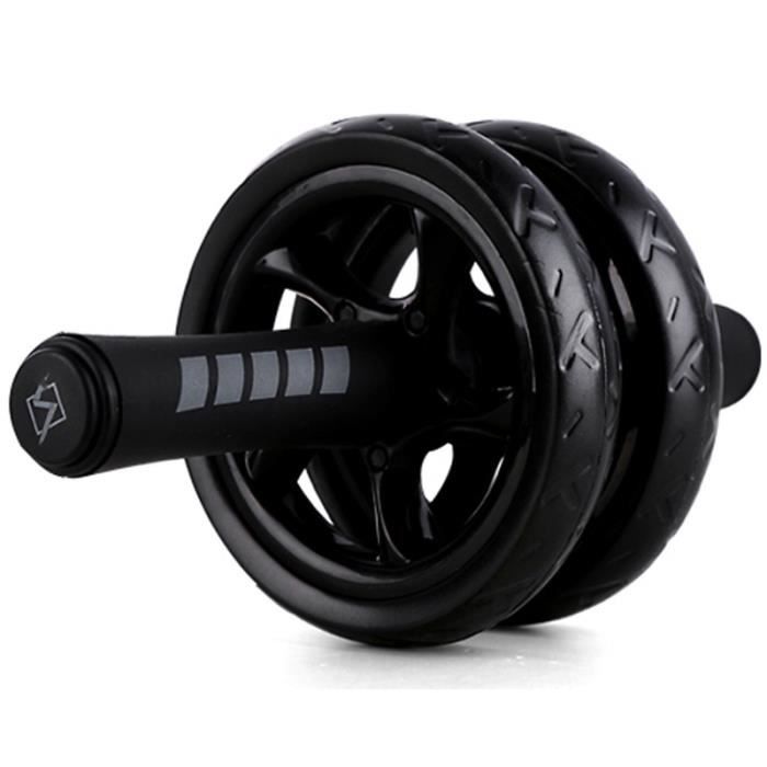 SOWELL Roue D'Exercice Abdominale Appareil Abdominal Multifonctionnel Roue de Fitness Abdominale à Double Rouleau Muscle ÉQuipement