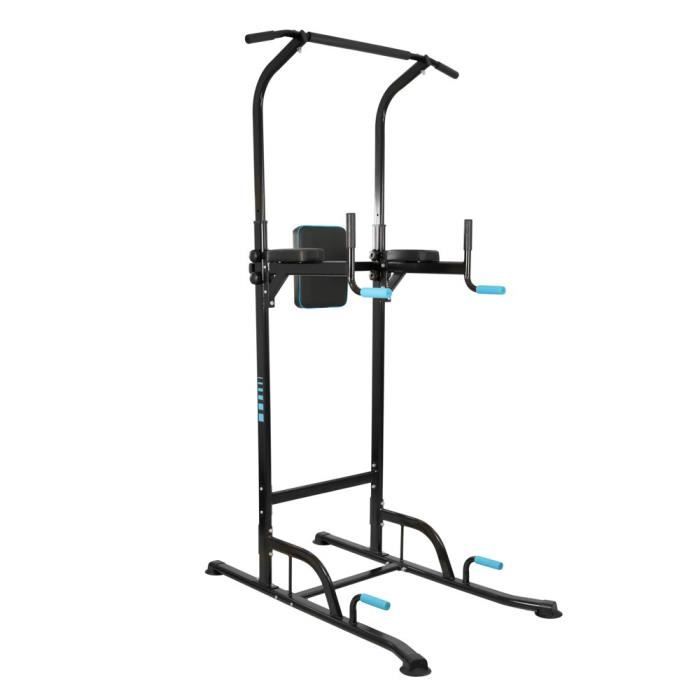 Barre de traction sur pied multifonction ajustable OLYMPE Chaise romaine musculation
