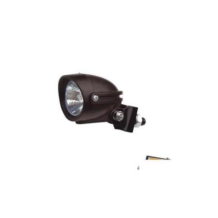 ECLAIRAGE ADDITIONNEL TUN'R* HALOGENE NOIR D35 ORIENTABLE (UNITE) 12V 20W