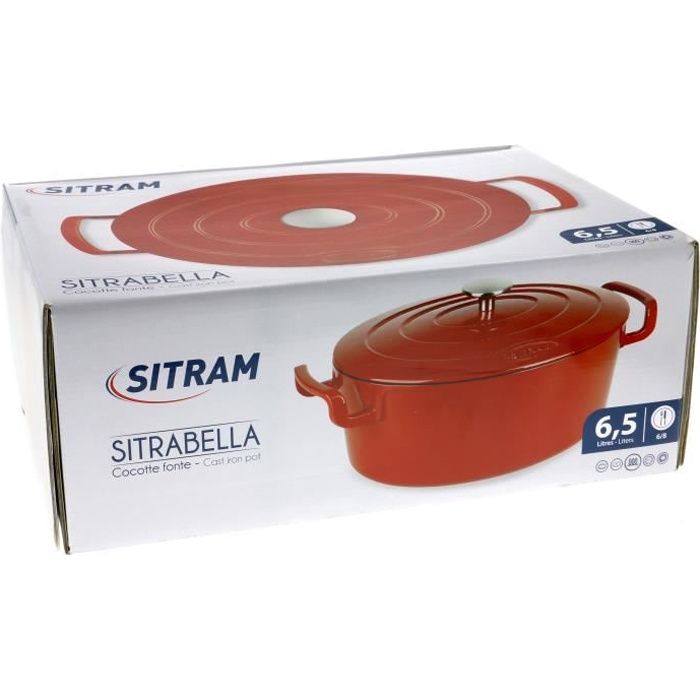 SITRAM Cocotte ovale - Fonte - 33 cm