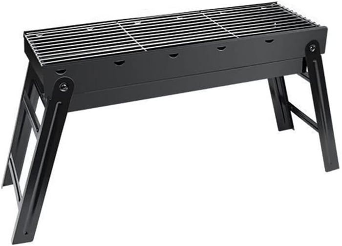 Mini Barbecue Portable Pliant En Acier Inoxydable - Pour Camping Et Picque-nique