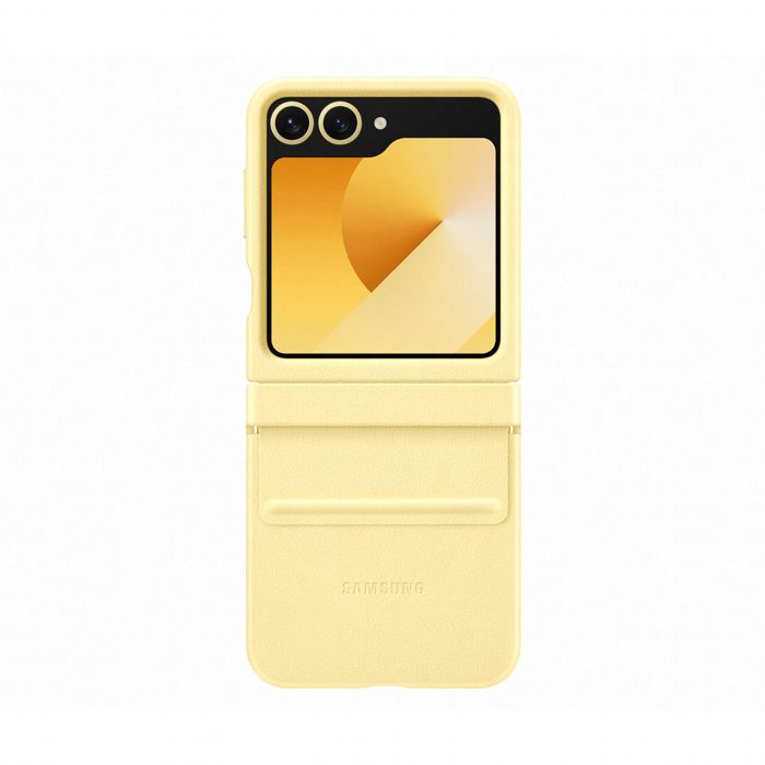 Samsung Coque Premium Jaune Galaxy Z Flip6 - vue 2