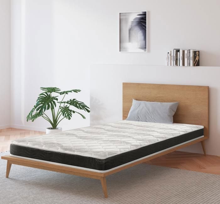 Matelas - Luxe mousse à mémoire - 90x190 cm - Confort ferme - Epaisseur 13 cm