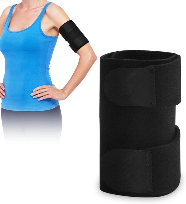 Manchon pour le haut du bras - NOBRAND - Manchon réglable tendinite biceps - Compression respirante - Noir - Taille env.42x13 5cm Manchon pour le haut du bras - NOBRAND - Manchon réglable tendinite biceps - Compression respirante - Noir - Taille env.42x13 5cm