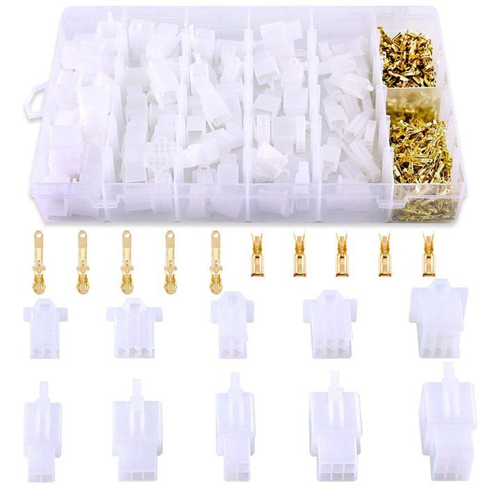 Kit 200 Connecteurs Électroniques 2-5 Broches 2.54mm SM – Mâles/Femelles + Boîtiers – Idéal Prototypage Arduino, Réparation, DIY