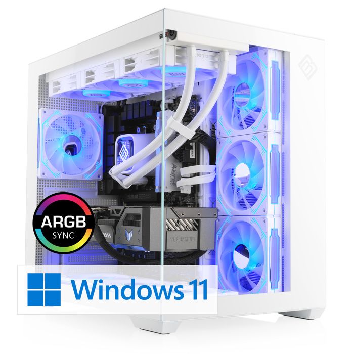 Csl Computer Pc Gaming Csl M11900h, Ryzen 7 9800x3d (8x 4700 Mhz), Geforce Rtx 5070 Ti, Ddr5, M.2 Ssd, Windows 11 - vue 2