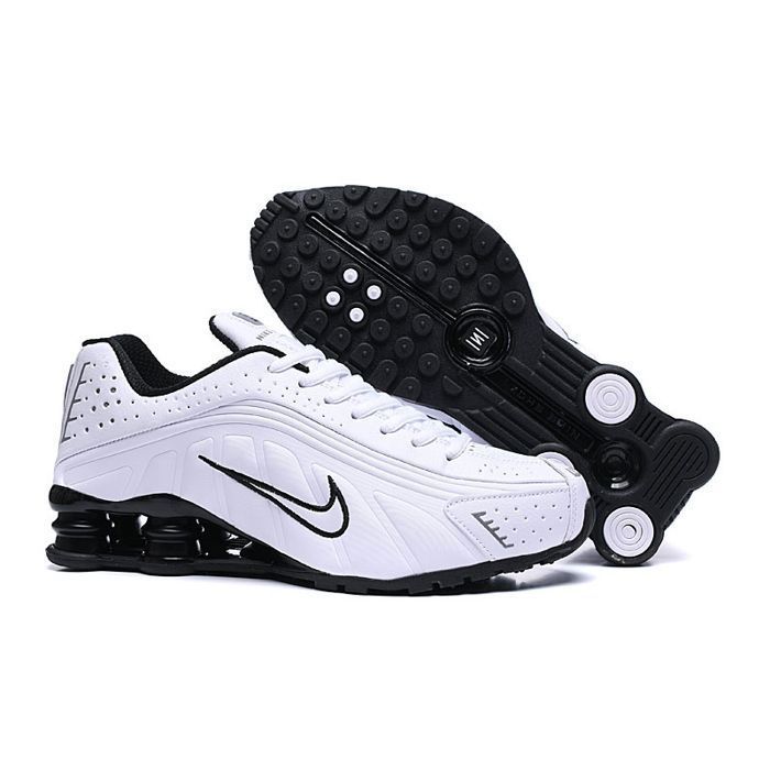 Basket Nike SHOX R4 Chaussure De Sports Homme sp-0155 noir blanc ...