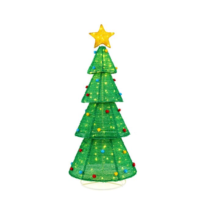 Sapin De Noël Artificiel Lumineux 800 LED (H270 Cm) Glorious Vert Sapin