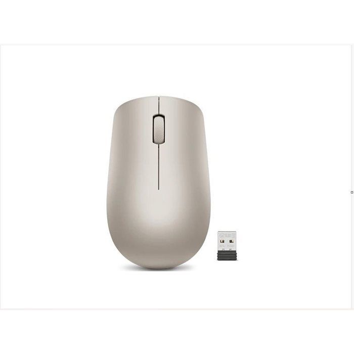 sans fil LENOVO 530 Optique 1200 DPI 3 boutons Amande