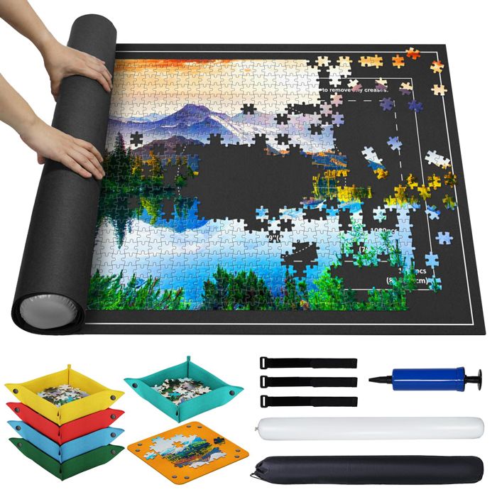 Chemise De Rangement Puzzles 25 Poches - Pour Puzzles Jusqu'à 1500 Pièces - Portable, étanche à La Poussière - Organisation Collection - 2