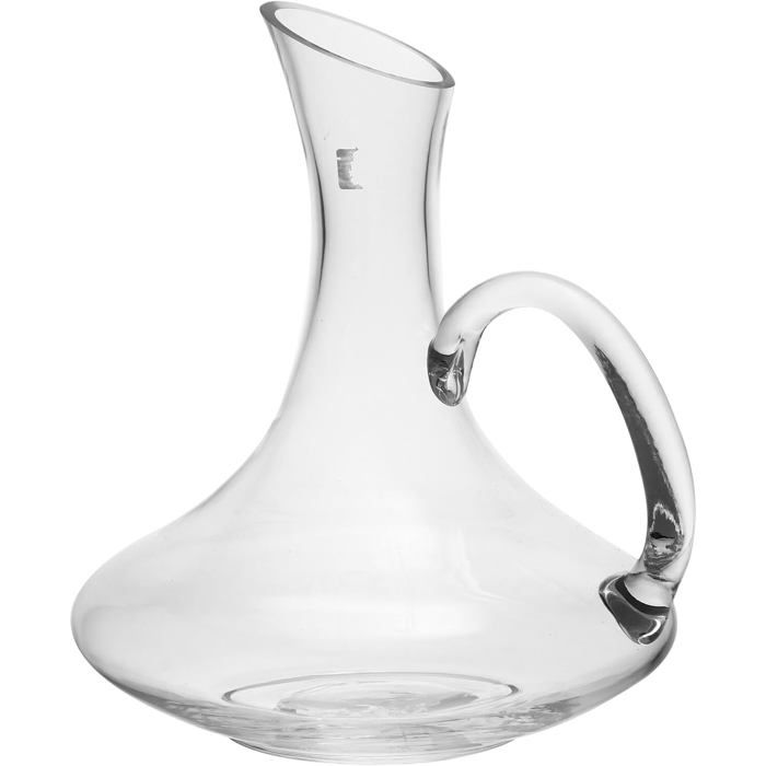 1800 Ml - Grand Distributeur De Vin Rouge En Verre De Cristal Sans