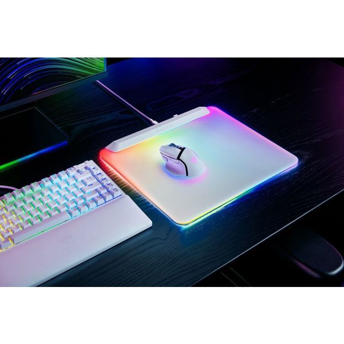 Razer Firefly V2 Pro Mauspad voll beleuchtetes RGB Gaming weiß RZ02 04920200 R3M1 - vue 1