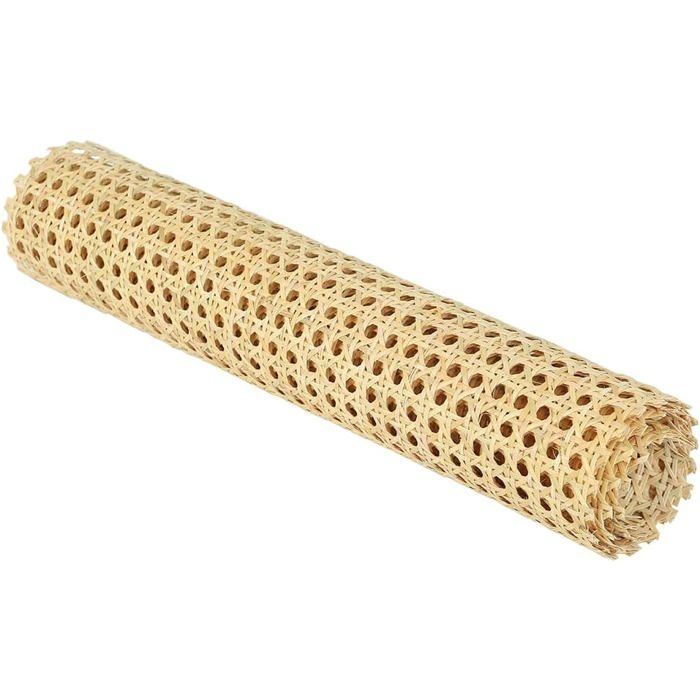 1 Rouleau de Cannage Rouleau de Tissu de Hesse Rouleau de Sangle de Canne en Rotin Naturel de 35 cm x 1 m pour Meubles