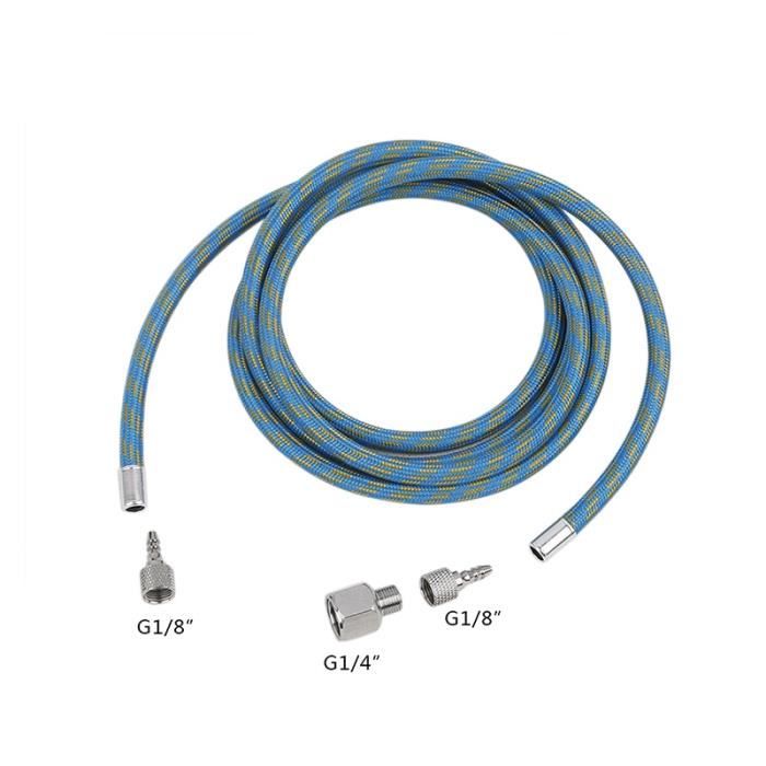 Tuyau d'air 50 m | rigide | en PU bleu | 8 x 12 mm
