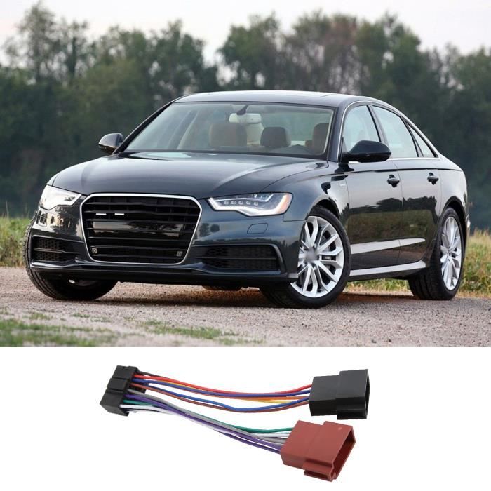 Akozon Adaptateur Autoradio ISO Pour BMW E36 E46 E39 - Faisceau Câble Remplacement Prise Stéréo