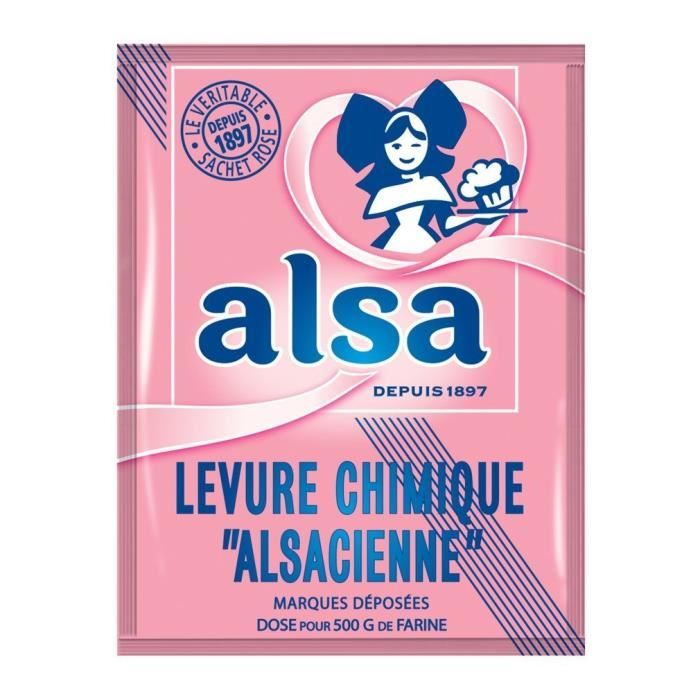Alsa Levure Chimique Alsacienne x8 Sachets 88g Lot de 6 Cdiscount