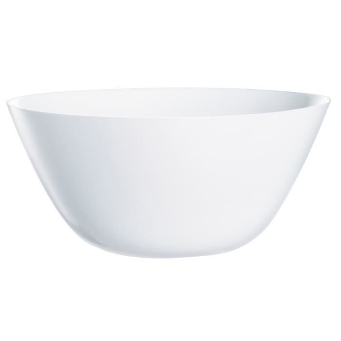 Ramequin / Petit Saladier Arcopal France – Blanc Uni, Bords Dentelés, Vintage
