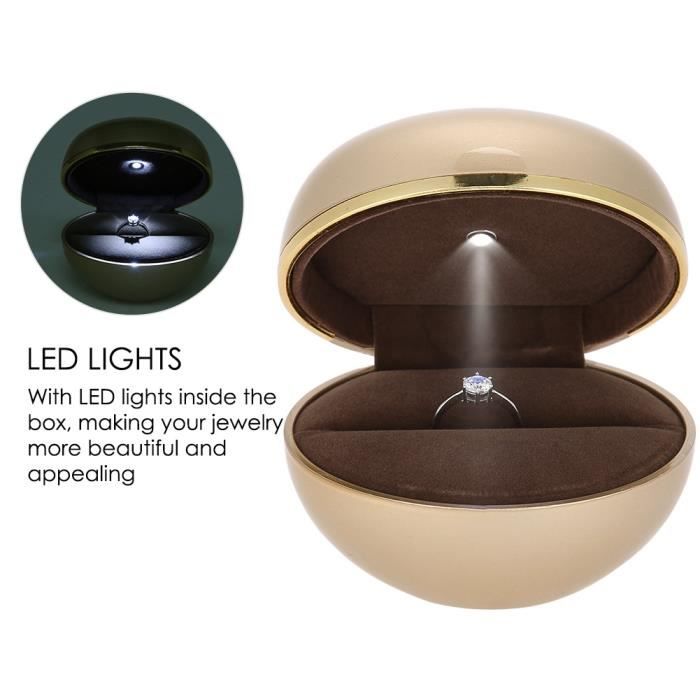 Lot De 6 Bagues LED Clignotantes Multicolores – Bijoux Lumineux élastiques, Piles Incluses