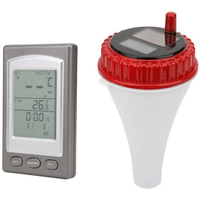 Thermomètre de piscine numérique - Sans fil et flottant - Étanchéité IP67 - Pour Thermomètre de piscine numérique - Sans fil et flottant - Étanchéité IP67 - Pour