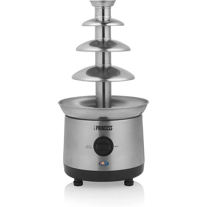 Fontaine à chocolat inox avec 5 étages - 70 cm | Qdm - SBCH5