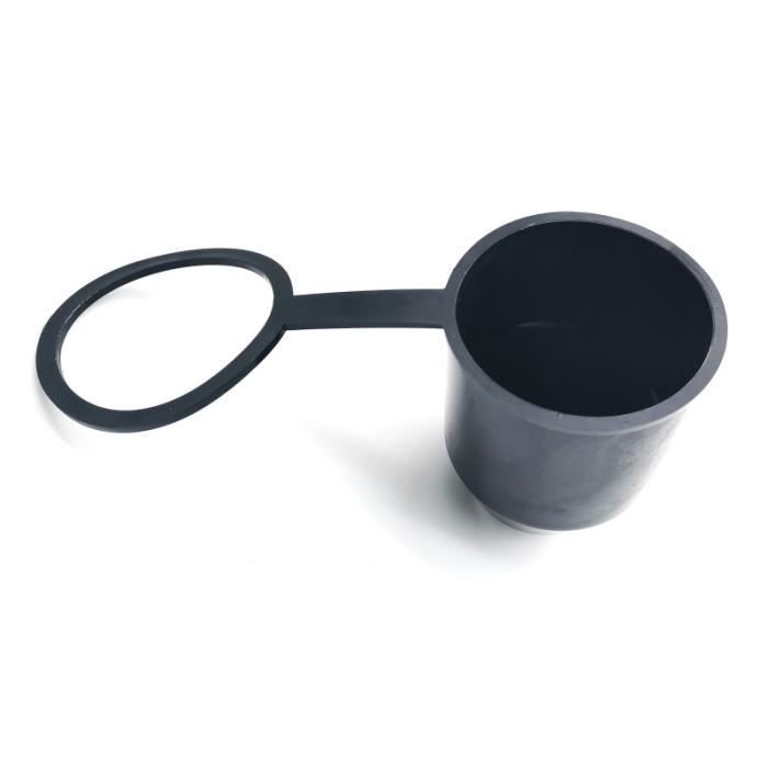 Capuchon De Protection Verrouillable Pour Boule D'attelage 50mm - Argenté, Anti-vol Et Anti-intempéries, Sécurité Renforcée