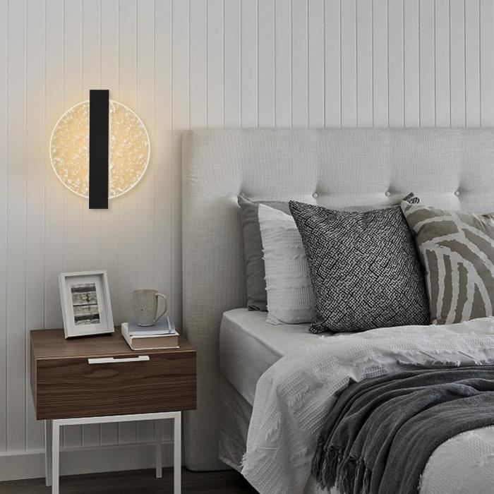 Lampe De Lecture Murale LED Réglable - Avec Ports USB Et Type-C - Gradation Continue - Noir (2 Pièces) - 11