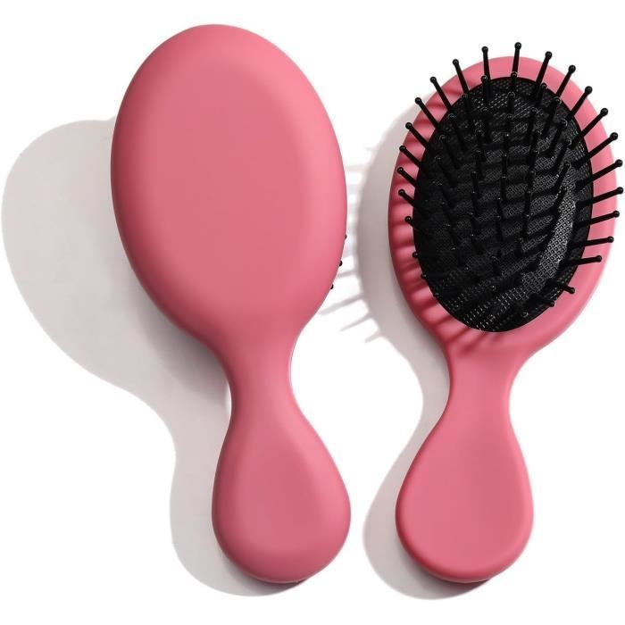 Brosse À Cheveux Coiffante Avec Poils Souples Et Flexibles, Brosse À Cheveux Démêlante À Six