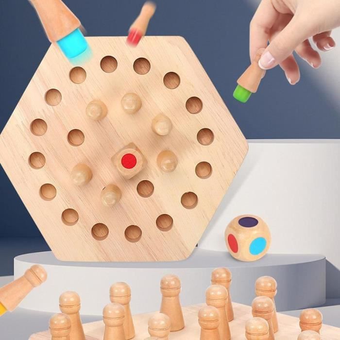 Jeu de mémoire - Couleurs amusantes - Capacité cognitive - Apprentissage